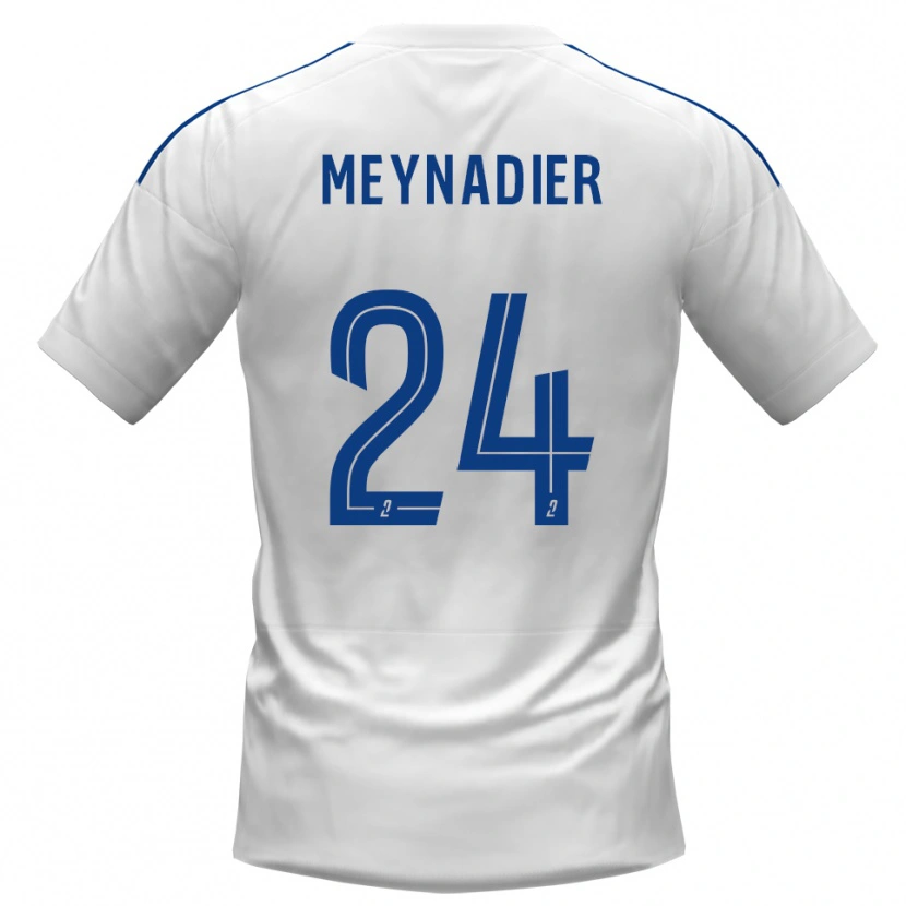 Danxen Herren Tom Meynadier #24 Weiß Blau Auswärtstrikot Trikot 2025/26 T-Shirt Schweiz