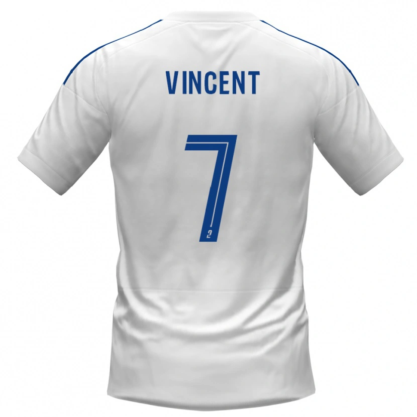 Danxen Herren Christophe Vincent #7 Weiß Blau Auswärtstrikot Trikot 2025/26 T-Shirt Schweiz