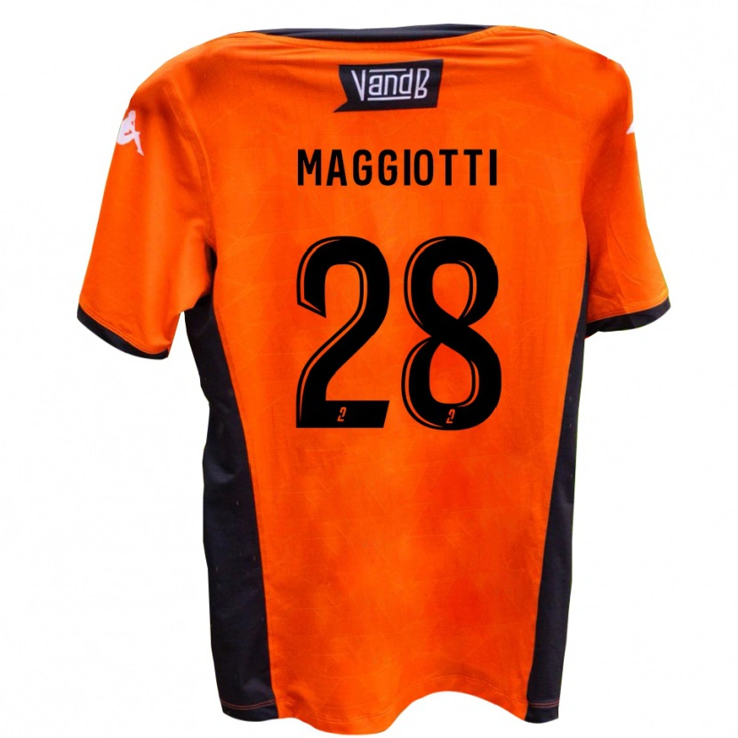 Danxen Herren Julien Maggiotti #28 Weiß Schwarz Auswärtstrikot Trikot 2025/26 T-Shirt Schweiz