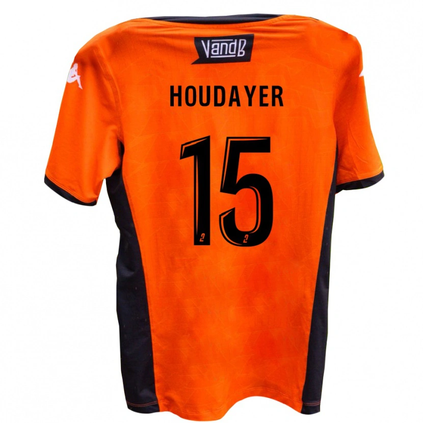 Danxen Herren Mathys Houdayer #15 Weiß Schwarz Auswärtstrikot Trikot 2025/26 T-Shirt Schweiz