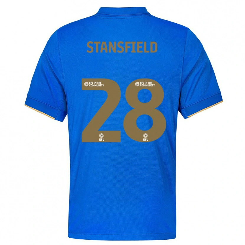 Danxen Damen Jay Stansfield #28 Blau Gold Heimtrikot Trikot 2025/26 T-Shirt Schweiz