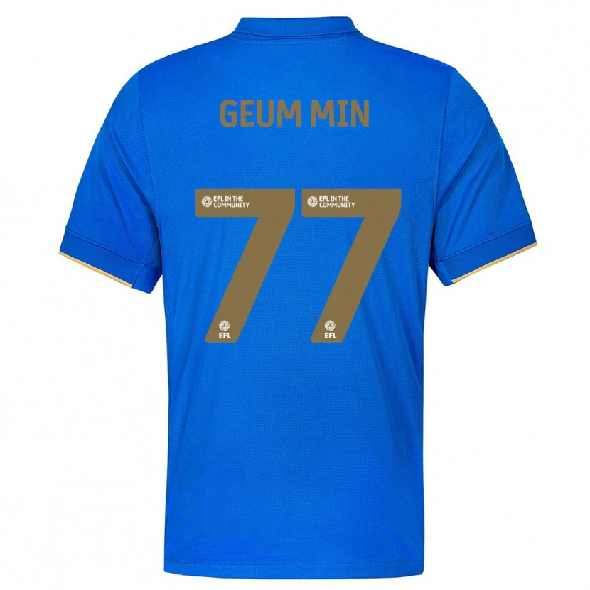 Danxen Damen Lee Geum-Min #77 Blau Gold Heimtrikot Trikot 2025/26 T-Shirt Schweiz