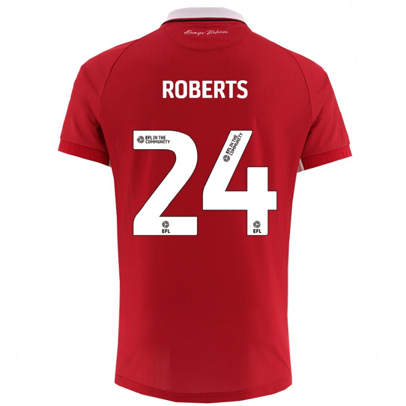 Danxen Damen Haydon Roberts #24 Rot Weiß Heimtrikot Trikot 2025/26 T-Shirt Schweiz