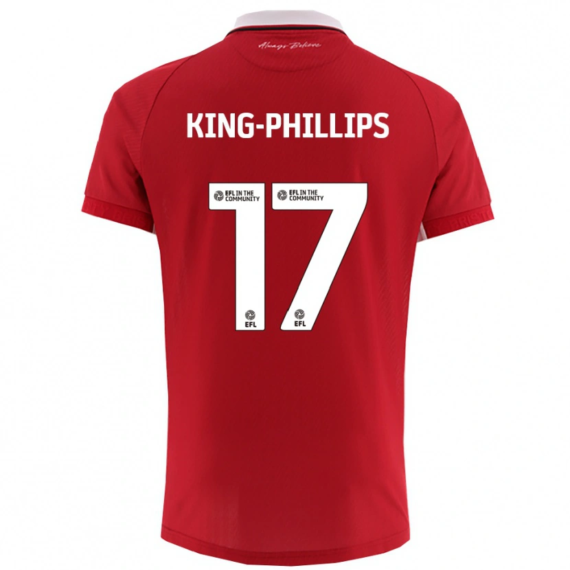 Danxen Damen Zac King-Phillips #17 Rot Weiß Heimtrikot Trikot 2025/26 T-Shirt Schweiz