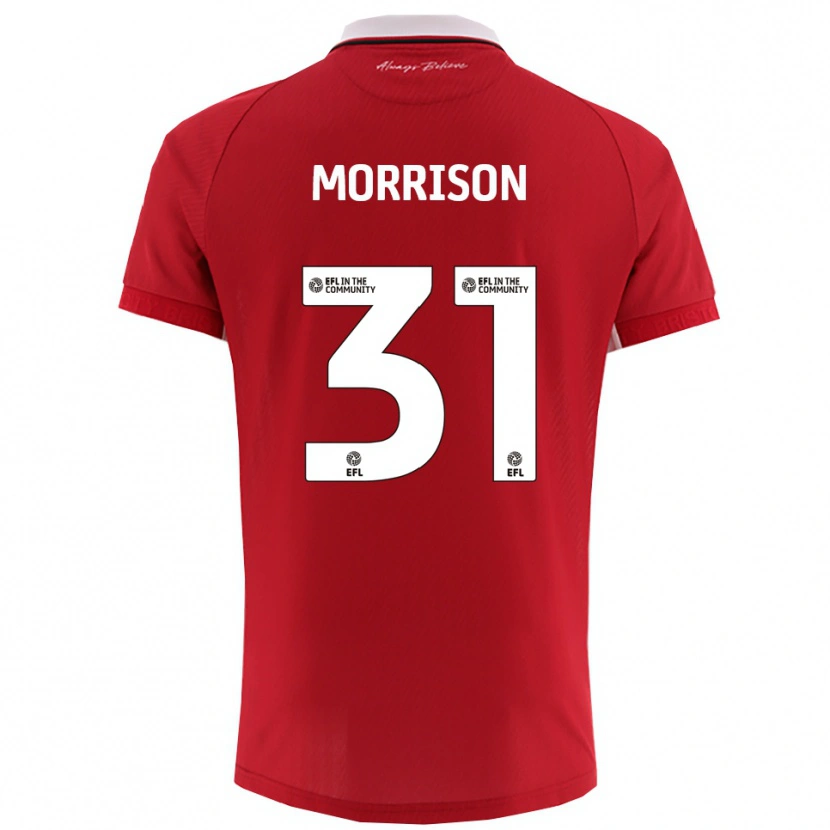 Danxen Damen Elijah Morrison #31 Rot Weiß Heimtrikot Trikot 2025/26 T-Shirt Schweiz