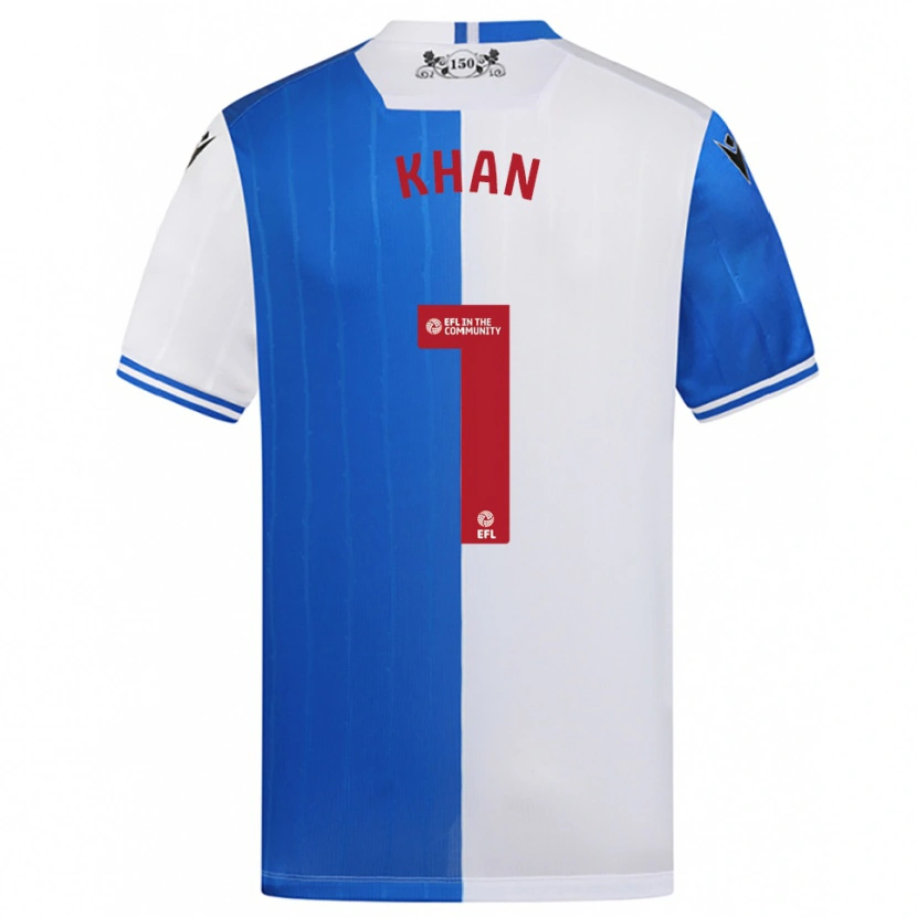Danxen Damen Adam Khan #1 Blau Weiß Heimtrikot Trikot 2025/26 T-Shirt Schweiz