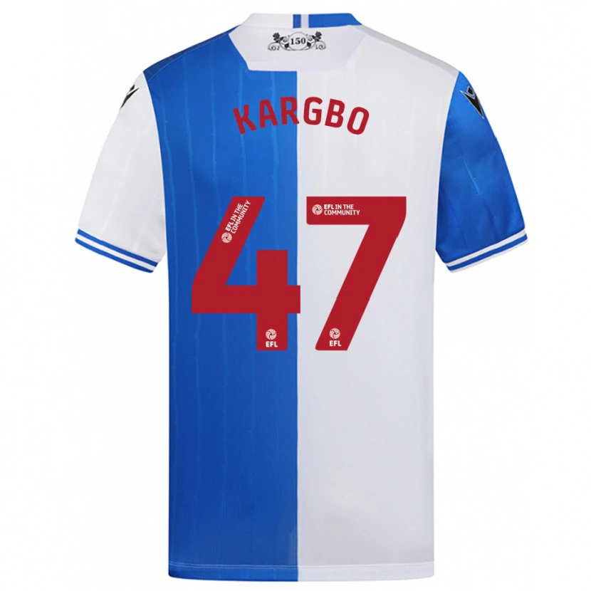 Danxen Damen Augustus Kargbo #47 Blau Weiß Heimtrikot Trikot 2025/26 T-Shirt Schweiz