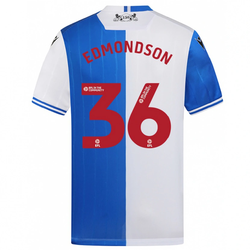 Danxen Damen James Edmondson #36 Blau Weiß Heimtrikot Trikot 2025/26 T-Shirt Schweiz