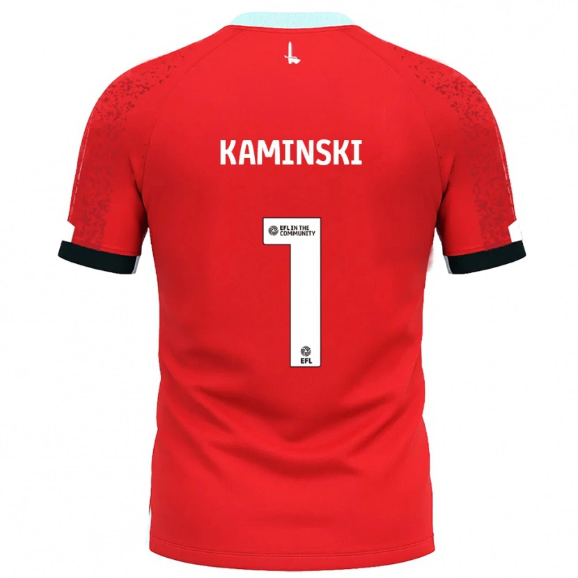 Danxen Damen Thomas Kaminski #1 Rot Weiß Heimtrikot Trikot 2025/26 T-Shirt Schweiz