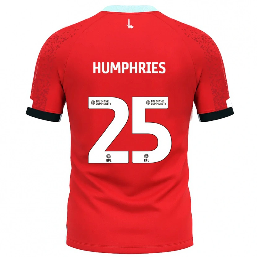 Danxen Damen Greta Humphries #25 Rot Weiß Heimtrikot Trikot 2025/26 T-Shirt Schweiz