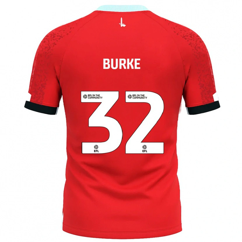 Danxen Damen Reece Burke #32 Rot Weiß Heimtrikot Trikot 2025/26 T-Shirt Schweiz