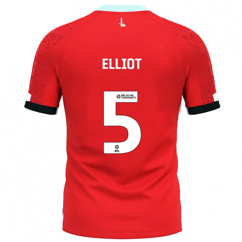 Danxen Damen Tate Elliot #5 Rot Weiß Heimtrikot Trikot 2025/26 T-Shirt Schweiz