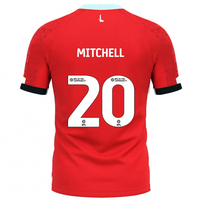Danxen Damen Zach Mitchell #20 Rot Weiß Heimtrikot Trikot 2025/26 T-Shirt Schweiz