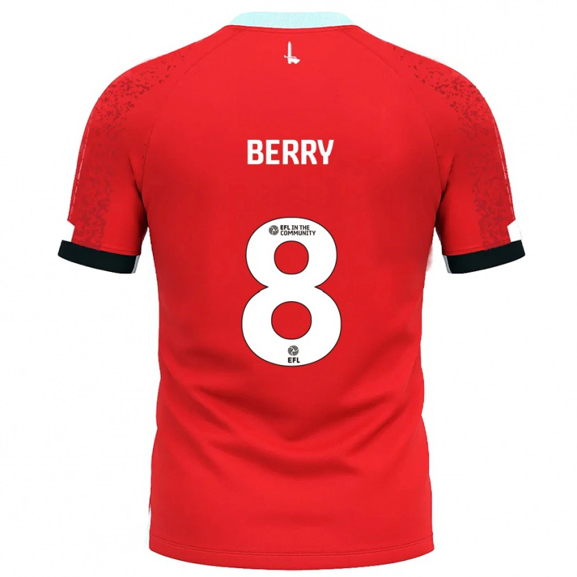 Danxen Damen Luke Berry #8 Rot Weiß Heimtrikot Trikot 2025/26 T-Shirt Schweiz