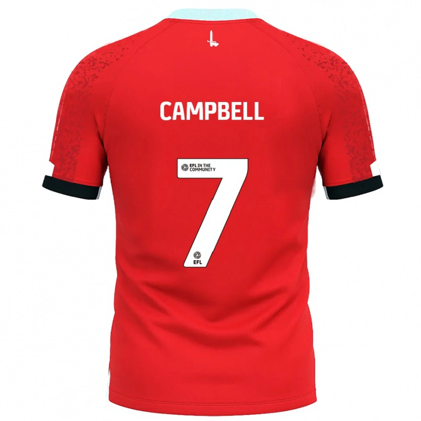 Danxen Damen Tyreece Campbell #7 Rot Weiß Heimtrikot Trikot 2025/26 T-Shirt Schweiz