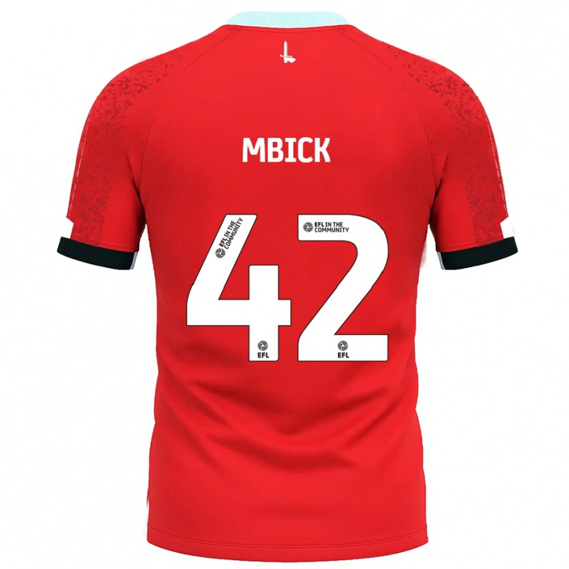Danxen Damen Micah Mbick #42 Rot Weiß Heimtrikot Trikot 2025/26 T-Shirt Schweiz
