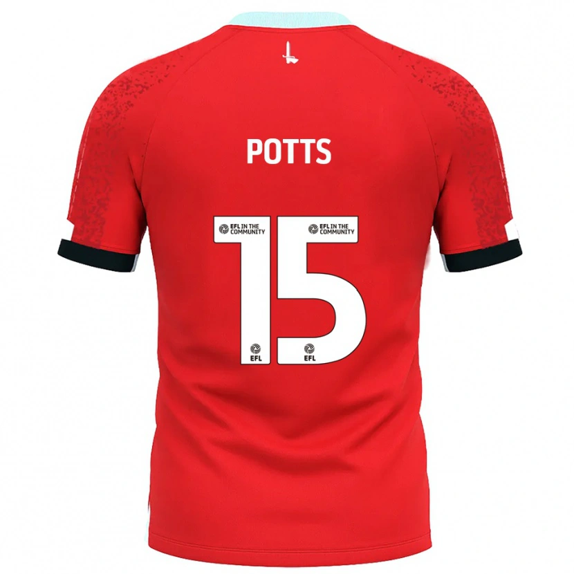 Danxen Damen Dan Potts #15 Rot Weiß Heimtrikot Trikot 2025/26 T-Shirt Schweiz