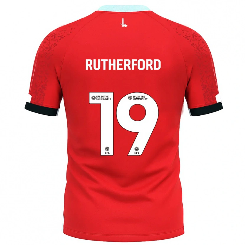 Danxen Damen Ella Rutherford #19 Rot Weiß Heimtrikot Trikot 2025/26 T-Shirt Schweiz