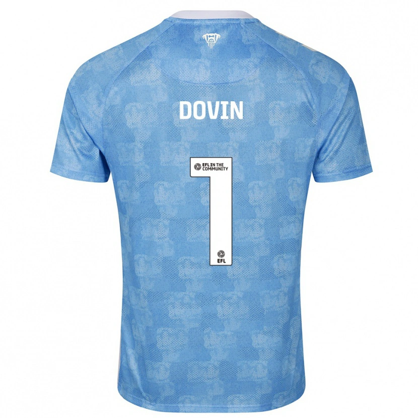 Danxen Damen Oliver Dovin #1 Himmelblau Weiß Heimtrikot Trikot 2025/26 T-Shirt Schweiz