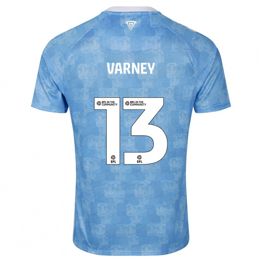 Danxen Damen Oscar Varney #13 Himmelblau Weiß Heimtrikot Trikot 2025/26 T-Shirt Schweiz