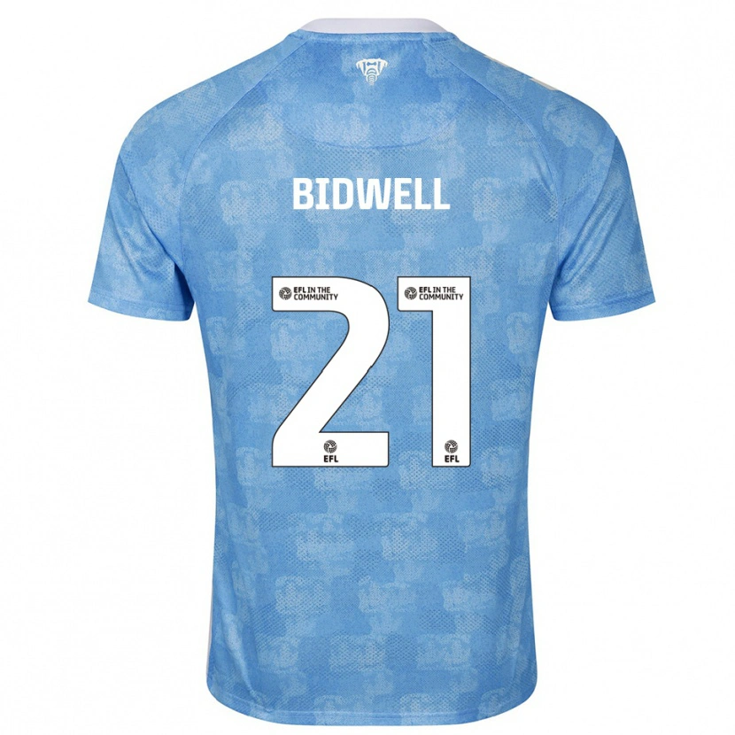 Danxen Damen Jake Bidwell #21 Himmelblau Weiß Heimtrikot Trikot 2025/26 T-Shirt Schweiz