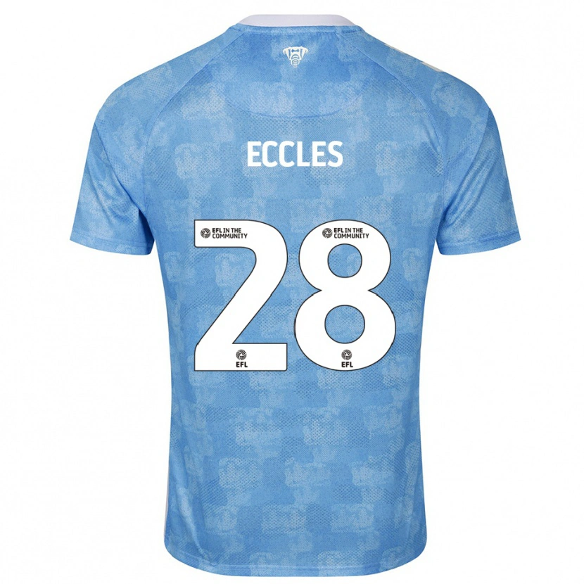 Danxen Damen Josh Eccles #28 Himmelblau Weiß Heimtrikot Trikot 2025/26 T-Shirt Schweiz
