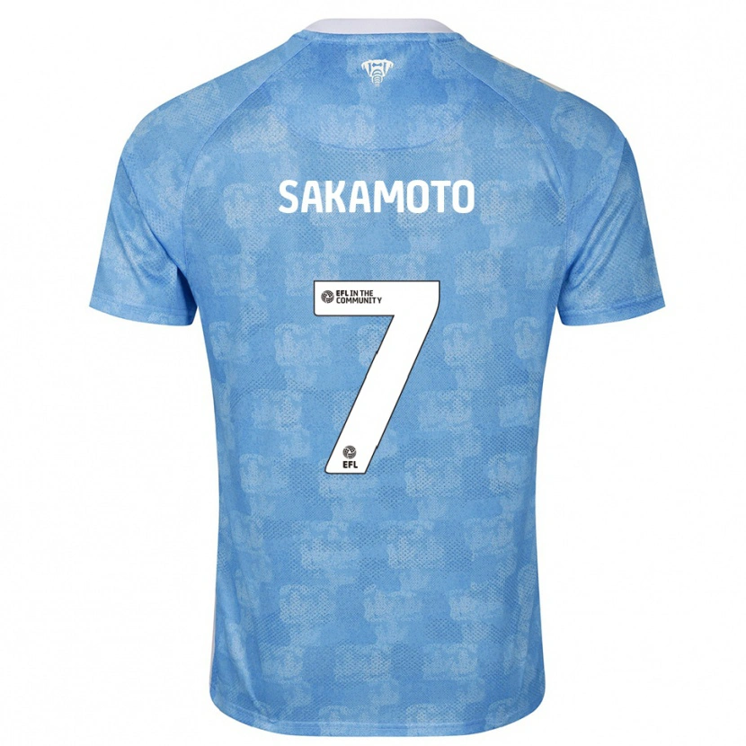 Danxen Damen Tatsuhiro Sakamoto #7 Himmelblau Weiß Heimtrikot Trikot 2025/26 T-Shirt Schweiz