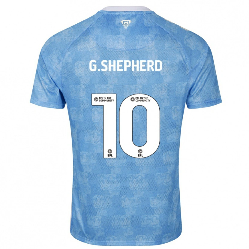 Danxen Damen George Shepherd #10 Himmelblau Weiß Heimtrikot Trikot 2025/26 T-Shirt Schweiz