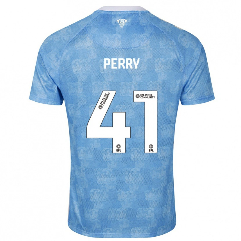 Danxen Damen Callum Perry #41 Himmelblau Weiß Heimtrikot Trikot 2025/26 T-Shirt Schweiz
