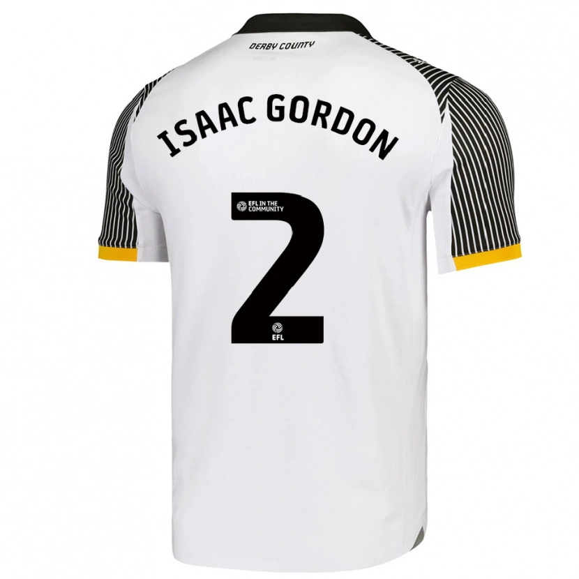 Danxen Damen Isaac Gordon #2 Weiß Schwarz Heimtrikot Trikot 2025/26 T-Shirt Schweiz