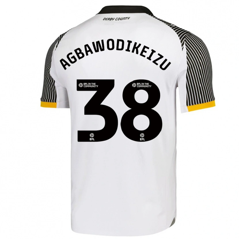 Danxen Damen Charles Ebuka Agbawodikeizu #38 Weiß Schwarz Heimtrikot Trikot 2025/26 T-Shirt Schweiz