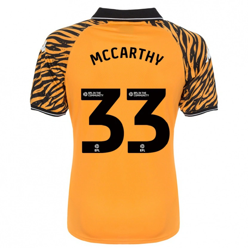 Danxen Damen Cathal Mccarthy #33 Orange Schwarz Heimtrikot Trikot 2025/26 T-Shirt Schweiz