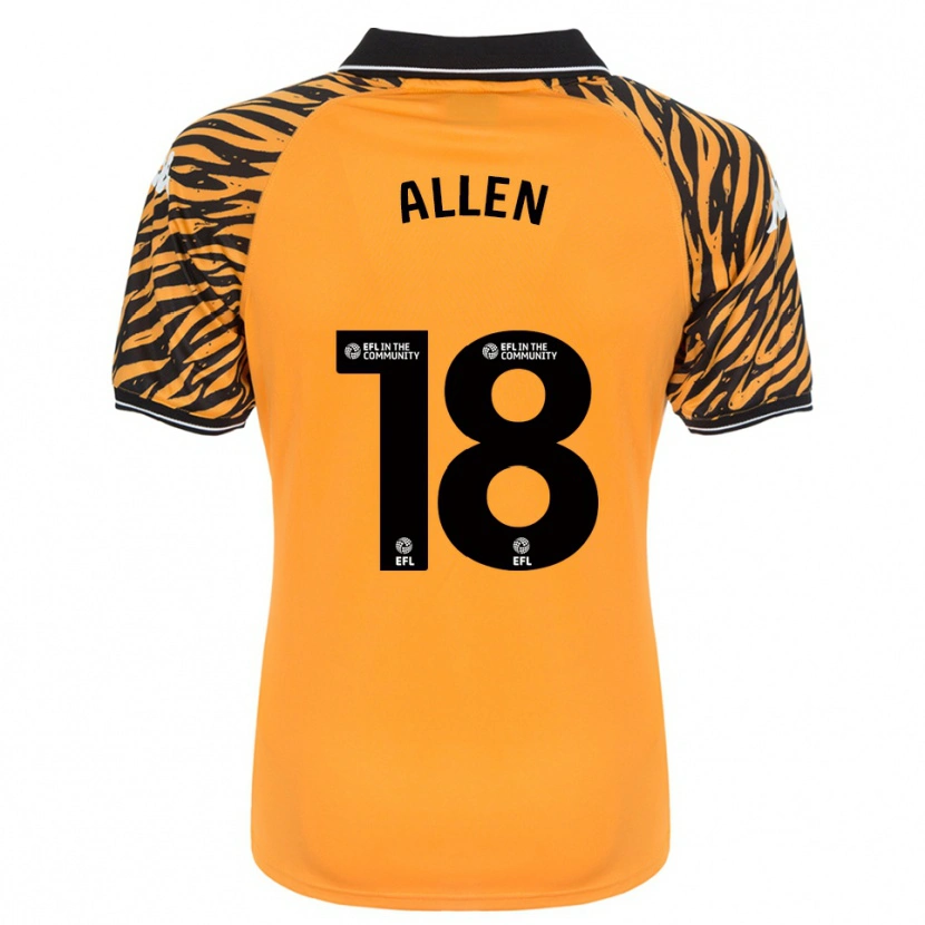 Danxen Damen Aaliyah Allen #18 Orange Schwarz Heimtrikot Trikot 2025/26 T-Shirt Schweiz