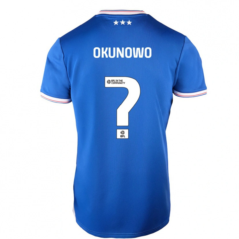 Danxen Damen Emmanuel Okunowo #0 Blau Weiß Heimtrikot Trikot 2025/26 T-Shirt Schweiz