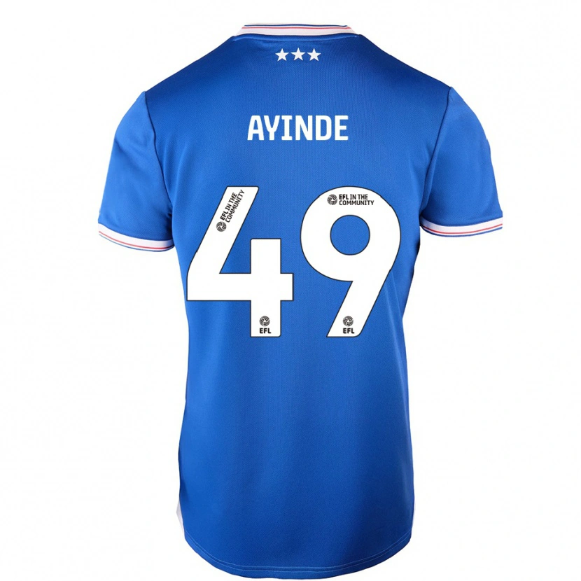 Danxen Damen Leon Ayinde #49 Blau Weiß Heimtrikot Trikot 2025/26 T-Shirt Schweiz