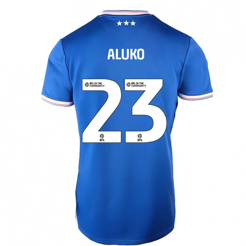 Danxen Damen Sone Aluko #23 Blau Weiß Heimtrikot Trikot 2025/26 T-Shirt Schweiz