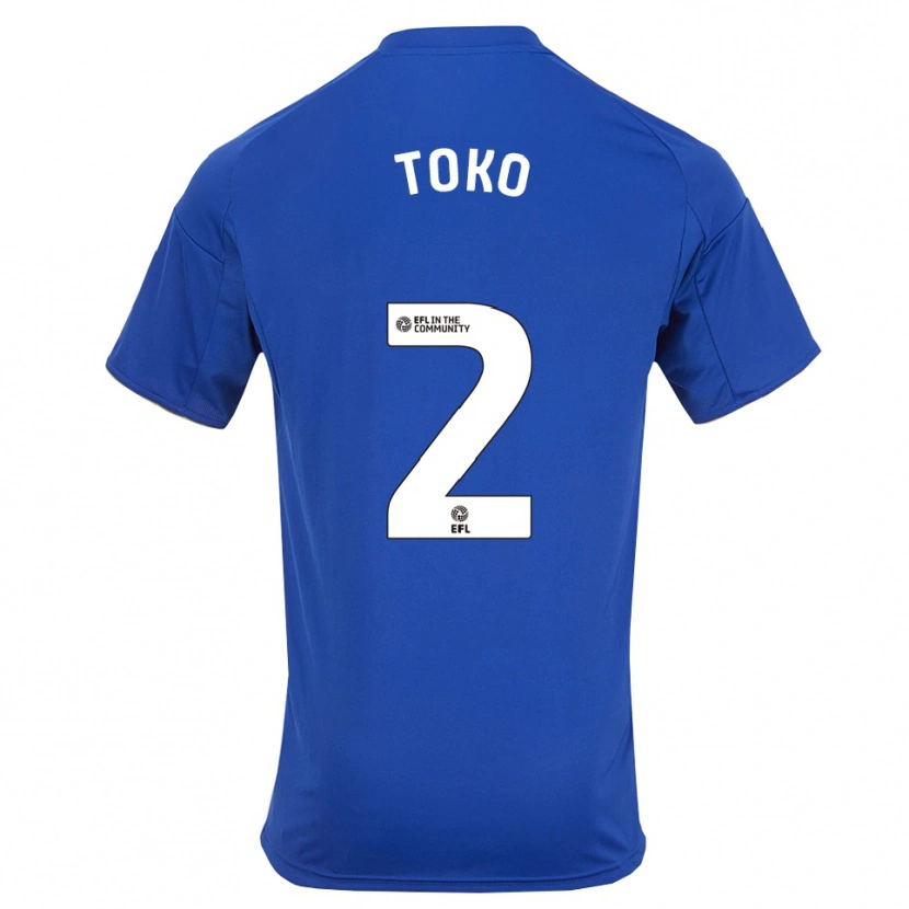 Danxen Damen Michael Toko #2 Blau Gold Heimtrikot Trikot 2025/26 T-Shirt Schweiz