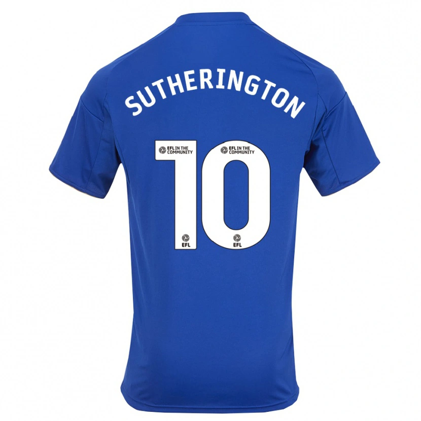 Danxen Damen Harry Sutherington #10 Blau Gold Heimtrikot Trikot 2025/26 T-Shirt Schweiz