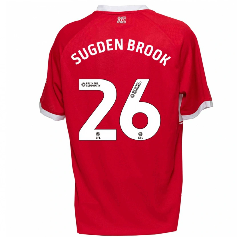 Danxen Damen Darcie Sugden-Brook #26 Rot Weiß Heimtrikot Trikot 2025/26 T-Shirt Schweiz