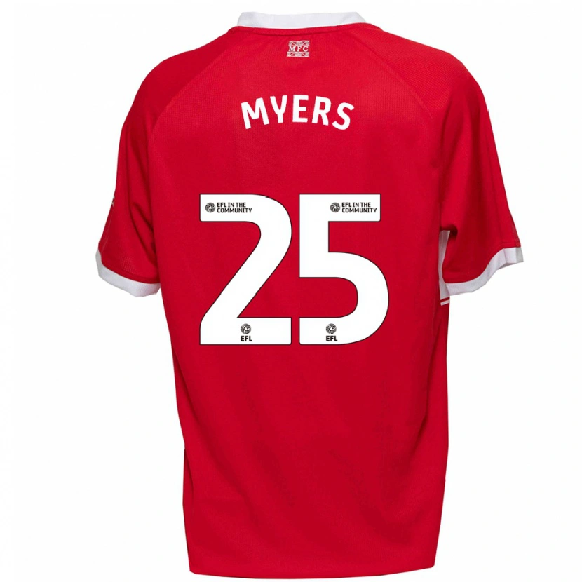 Danxen Damen Maddie Myers #25 Rot Weiß Heimtrikot Trikot 2025/26 T-Shirt Schweiz