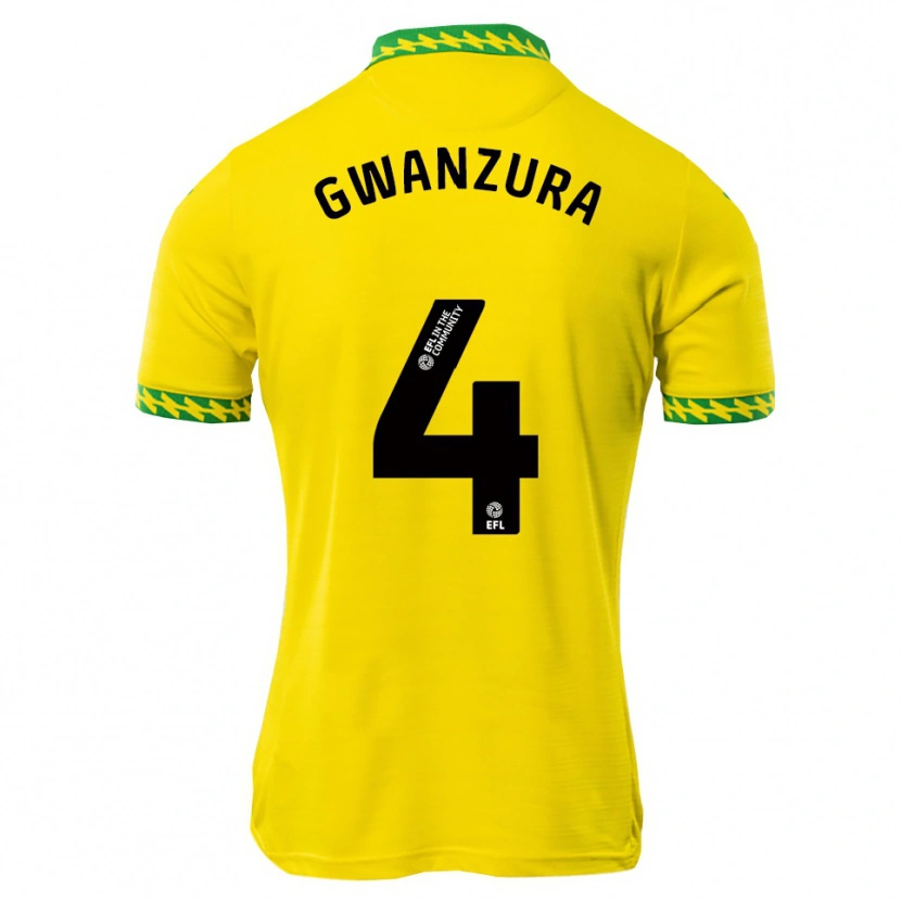 Danxen Damen Takudzwa Gwanzura #4 Weiß Grün Heimtrikot Trikot 2025/26 T-Shirt Schweiz