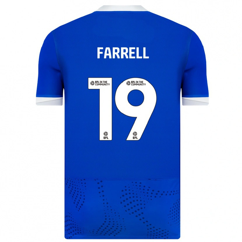Danxen Damen Jacob Farrell #19 Blau Weiß Heimtrikot Trikot 2025/26 T-Shirt Schweiz