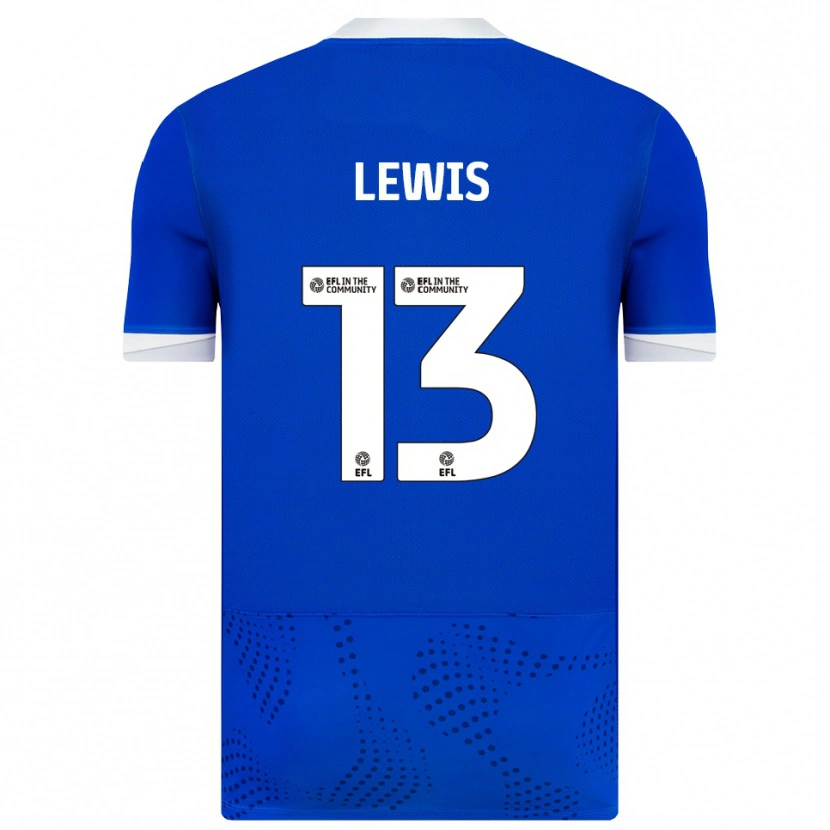 Danxen Damen Karl Lewis #13 Blau Weiß Heimtrikot Trikot 2025/26 T-Shirt Schweiz