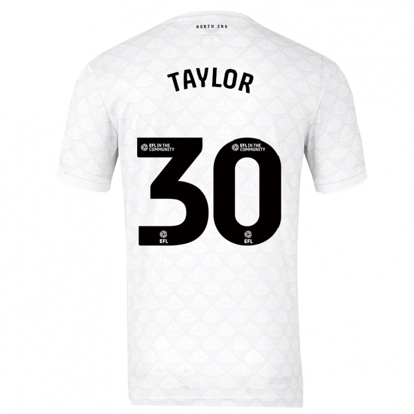Danxen Damen Kian Taylor #30 Weiß Rot Heimtrikot Trikot 2025/26 T-Shirt Schweiz