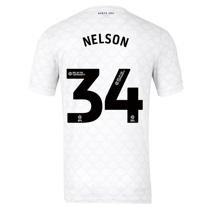Danxen Damen Kitt Nelson #34 Weiß Rot Heimtrikot Trikot 2025/26 T-Shirt Schweiz