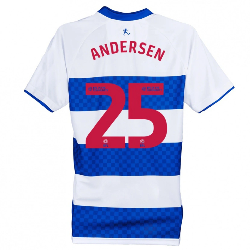 Danxen Damen Lucas Andersen #25 Blau Weiß Heimtrikot Trikot 2025/26 T-Shirt Schweiz