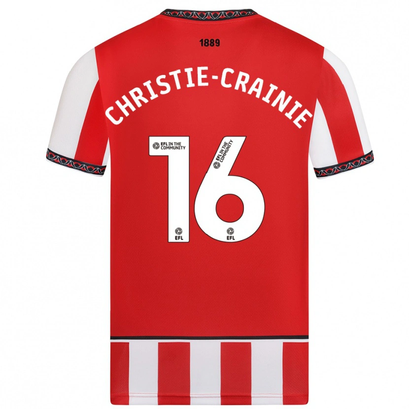 Danxen Damen Archie Christie-Crainie #16 Rot Weiß Heimtrikot Trikot 2025/26 T-Shirt Schweiz