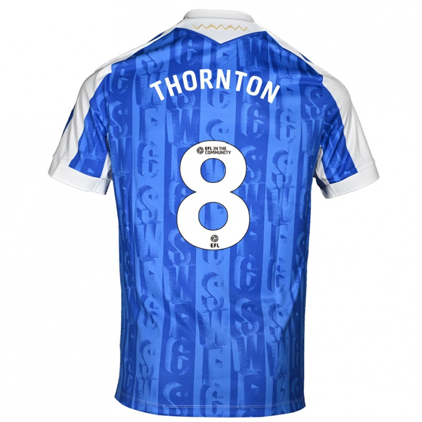 Danxen Damen Jarvis Thornton #8 Blau Weiß Heimtrikot Trikot 2025/26 T-Shirt Schweiz