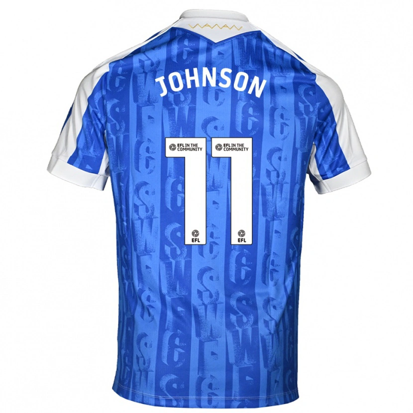 Danxen Damen Reece Johnson #11 Blau Weiß Heimtrikot Trikot 2025/26 T-Shirt Schweiz