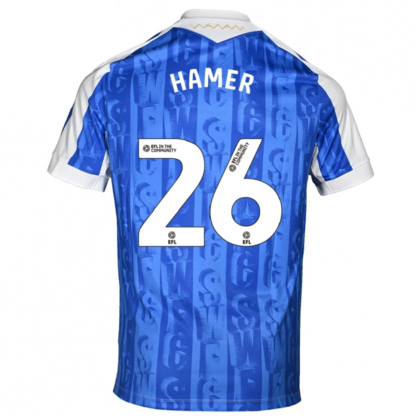 Danxen Damen Ben Hamer #26 Blau Weiß Heimtrikot Trikot 2025/26 T-Shirt Schweiz